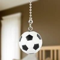 77222 Brushed Nickel Finish, Soccer Ball Pull Chain