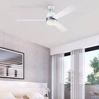 Westinghouse Tristan fan, light, white/maple