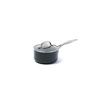 GreenPan Saucepan, Non Stick Toxin Free Ceramic Sauce Pot - Induction & Oven Safe Cookware - 16 cm/1.4 Litre, Grey