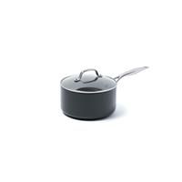 GreenPan Saucepan, Non Stick Toxin Free Ceramic Sauce Pot - Induction & Oven Safe Cookware - 18 cm/2 Litre, Grey