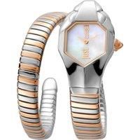 Just Cavalli Snake Women's JC1L022M0025 Septagon Glam Chic Gold Watch