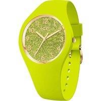 ICE-WATCH - Ice Glitter Neon Lime - Women/'s Wristwatch With Silicon Strap - 021225 (Small)