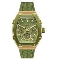 ICE-WATCH Women/'s Multi Dial Quartz Watch 022859, Green, Silicone Strap with Buckle, Forest Gold, 20mm Case, 50m Waterproof, 2-Year Warranty