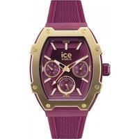 ICE-WATCH Women/'s Multi Dial Quartz Watch 022868, Burgundy Silicone Strap, 24-hour Display, Luminous Hands & Numbers, 2-year Warranty