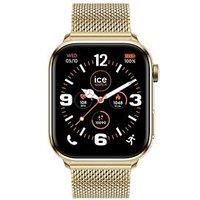 Ice-Watch - ICE smart 3.0 Gold Milanese 1.78 AMOLED GPS - Connected watch rectangular gold mixed with metal bracelet - 024656 (1.78 inch)
