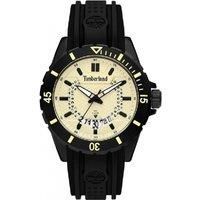 Timberland Medford Mens Analog Quartz Watch with Silicone Bracelet 15578JSB-14P, Black, Quartz Watch