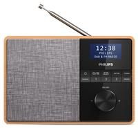 Philips R5505/10 Bluetooth Radio (Wooden Housing, DAB+/FM Radio, 3-Inch Broadband Speaker Driver, Kitchen Timer, Kitchen Radio, Mains or Battery Operated) – 2020/2021 Model