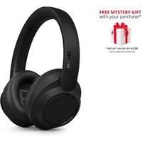 Philips TAH6509BK/00 Noise Cancelling Over-Ear Wireless Bluetooth Headphones - Superior Call Quality, Voice Assistant Compatible with up to 45 Hours Music Play Time - Black