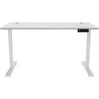 PIRANHA E-BASE 120 Gaming Desk - White, White