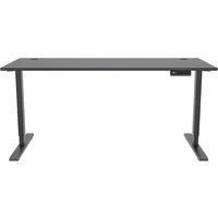 PIRANHA E-BASE 140 Gaming Desk - Black, Black