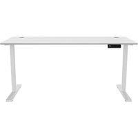 PIRANHA E-BASE 140 Gaming Desk - White, White