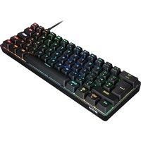 NOS C-450 Mini RGB Mechanical Gaming Keyboard - Black, Black