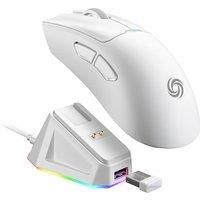 NOS M-750 GM UL Rapid Wireless Optical Gaming Mouse - White, White