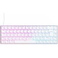 NOS C-800 Mini Magnetic 65 RGB Gaming Keyboard - White, White