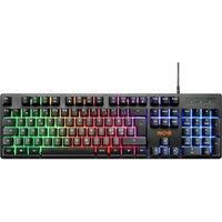 NOS K-100 Gaming Keyboard - Black, Black