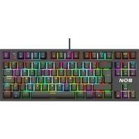 NOS C-350 Mini RGB Mechanical Gaming Keyboard - Black, Black