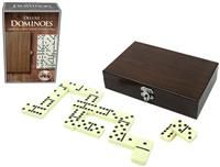 Craftsman Wood Veneer Deluxe Dominoes