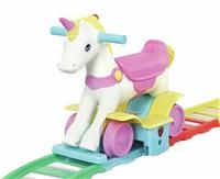 Rainbow Unicorn Train/Rocker 2 In 1