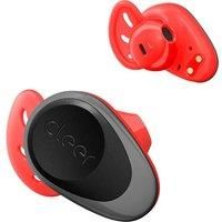 Cleer Audio, Goal Sport True Wireless Earbuds with 20 Hour Battery, for Workout and Exercise, Water and Sweat Resistant, Touch Controls, and High Audio Quality and Bass, Black/Red