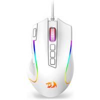 Redragon M612 Predator RGB Gaming Mouse 8000 DPI Wired Optical with 11 Programmable Buttons, White