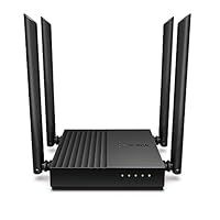 TP-Link AC1200 Dual-Band Gigabit Wi-Fi Router, Wi-Fi Speed up to 1200 Mbps, 4×Gbps LAN Ports, Advanced security with WPA3, with MU-MIMO, No configure required (Archer C64)