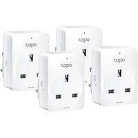 TP-Link Tapo Smart Plug with Energy Monitoring, Works with Amazon Alexa (Echo& Echo Dot)& Google Home, Wi-Fi Smart Socket, Remote Control, Device Sharing, No Hub Required-Tapo P110 (4-Pack), White
