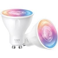 TP-Link Tapo Smart Wi-Fi Spotlight, Multicolour, White Tunable, GU10 Lamp Base, Remote Control, Energy Saving, Works with Alexa & Google Home, No hub required Tapo L630(2-pack) [Energy Class E]