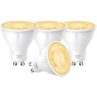 TP-Link Tapo Smart Wi-Fi Spotlight, Dimmable, 2700 K Warm Light, GU10 Lamp Base, Remote Control, Energy Saving, Works with Alexa & Google Home, No hub required Tapo L610(4-pack) [Energy Class D]