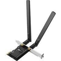 TP-Link AX1800 Wi-Fi 6 Dual Antennas High Gain Bluetooth 5.2 PCIe Adapter, Dual-Band, Low-Profile Bracket, MU-MIMO, Low- Latency Gaming, Supports Windows 10/11, Highly Secure WPA3 (Archer TX20E),Black
