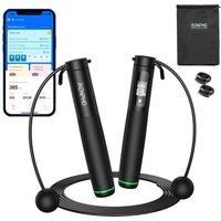 RENPHO Smart Skipping Rope with Counter, Adjustable Jump Ropes for Fitness, Skip Rope with APP Data Analysis, Workout Equipment for Women Men Adult Kids, Burn Calories, Boxing Jumping Rope, Gym, MMA
