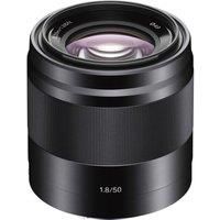 SONY E 50 mm f/1.8 OSS Standard Prime Lens  Black