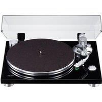 Teac TN-3B-SE/B Belt Drive Turntable, Record Player, Vinyl Record Player & Turntable (MM Phono EQ Amplifier, SAEC Tonearm, 33 & 45 RPM Speed), Black