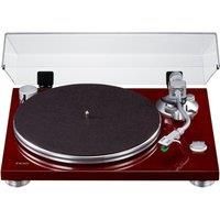 Teac TN-3B-SE/CH Belt-drive turntable, record player, vinyl record player & turntable (MM phono EQ amplifier, SAEC tonearm, 33 & 45 RPM speed), Cherry