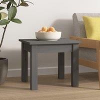 Coffee Table Grey 35x35x30 cm Solid Wood Pine