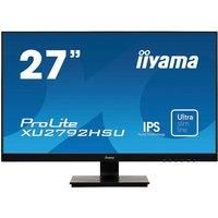 iiyama XU2792HSU-B1 27" IPS LCD with Slim Bezel, 4ms, Full HD 1920x1080, 250 cd/m² Brightness, 1x HDMI,1 x DisplayPort,1 x VGA, 2 x USB, 2 x 2W Speakers