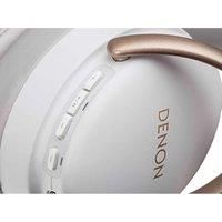 Denon AH-GC30 Wireless Noise Cancelling Headphones, Over-Ear Headphones with Blueooth, Hi-Res Audio, Dual Microphones, Foldable, 20hrs Battery, Including Deluxe Carrying Case - White