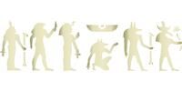Frieze Border Stencil - - Reusable Egyptian History Art 44.5 x 11.5cm