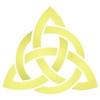 Celtic Trinity Knot Stencil - (L) - Reusable 16.5 x 15cm Sacred