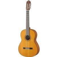 Yamaha CS40 6 String Classical Guitar - Brown with Tuner, Capo