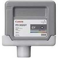 Canon PFI-302GY Premium Gray Ink Cartridge for imagePROGRAF Printers - High-Yield, Fade-Resistant