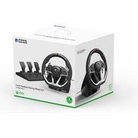 HORI Wired Force Feedback Racing Wheel DLX - Steering Wheel with vibration rumble and pedals - Xbox Series X - Xbox One