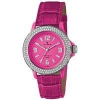 Basic Colorato Leat Pink Watch