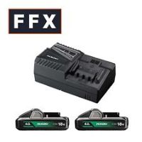 Hikoki UC18YFSLJEZ 2x4Ah 18V/36V Multi Volt Battery Charger Starter Pack