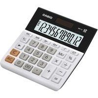 Casio 12-digit Landscape Basic Function Calculator White