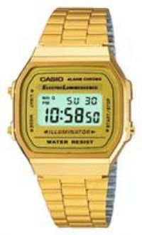 Casio Women's Watch in Resin/Stainless Steel - Digital Display Fold Over Clasp and Automatic Calendar with Date