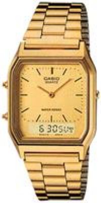 Casio Unisex AQ-230GA-9DMQYES Analogue Digital Watch Gold Tone Combi RRP£40 WoW