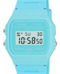 Casio Men's Blue Digital Watch with Resin Strap F-91WC-2AEF