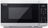 Sharp YC-MS02U-S 800W Solo Digital Microwave Oven with 20 L Capacity, 11 Power Levels & 8 Cooking Programmes – Silver