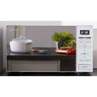 Sharp RBS232TM Free Standing Microwave Oven in Mirror Glass