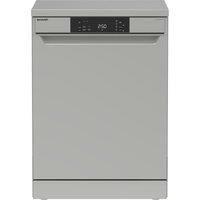 SHARP QW-NA1CF47ES-EN Full-size Dishwasher - Silver
